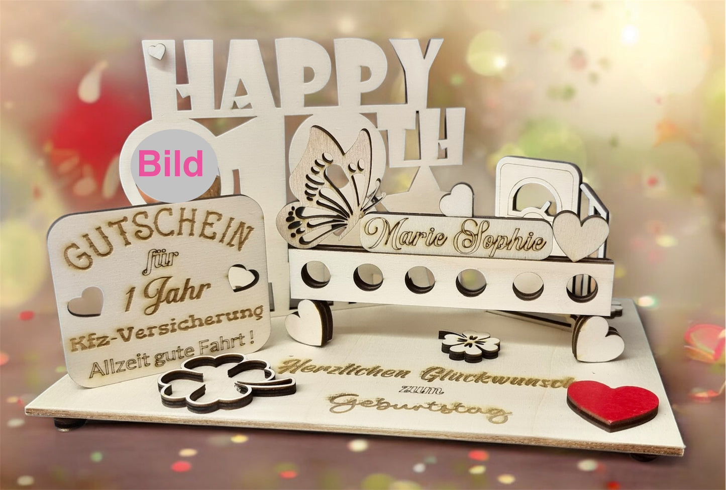 Personalisiertes Geldgeschenk zum Geburtstag