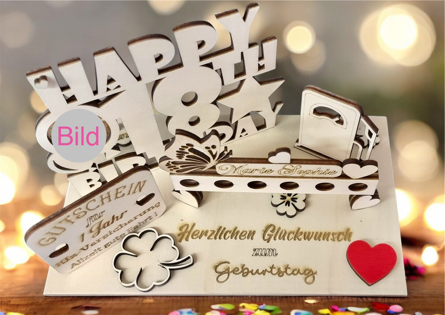 Personalisiertes Geldgeschenk zum Geburtstag