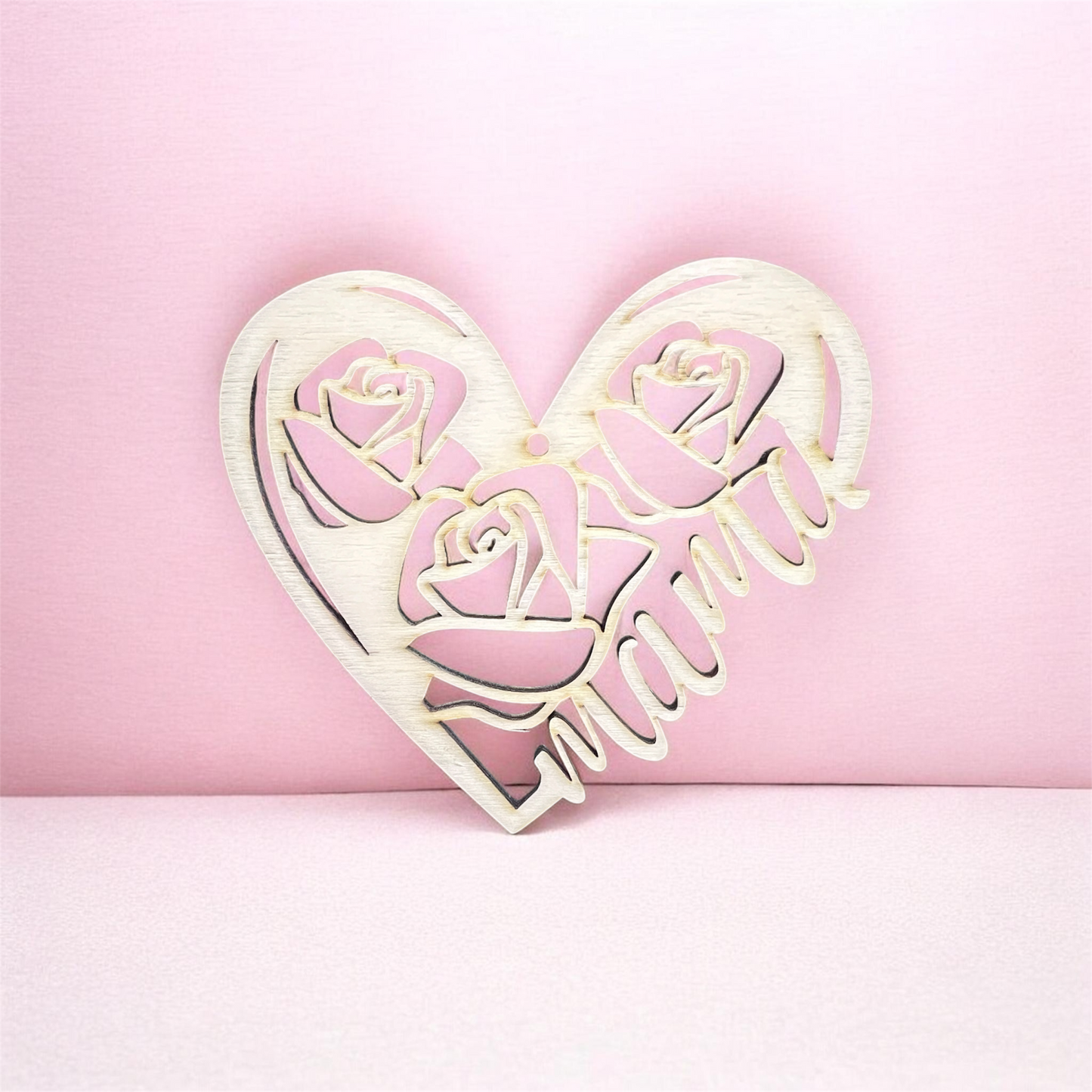 Herz 'Mama' 15 cm x 15 cm verschiedene Motive